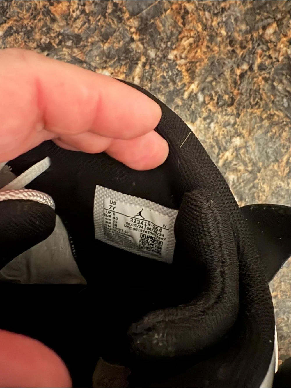 Jordan Black White High-Top Sneakers